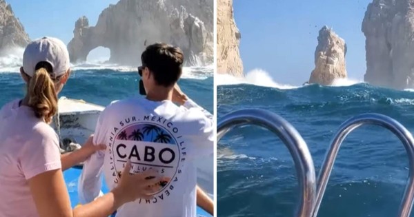 Video viral: Turistas se aterran con un impresionante y peligroso oleaje