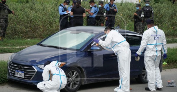 Dentro de un carro matan a hondureño con ciudadanía estadounidense en San Pedro Sula