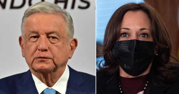 López Obrador y Kamala Harris hablan sobre migración y tráfico de personas