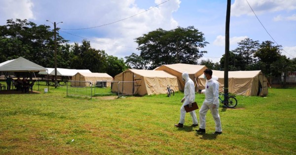 Atic inspecciona hospital móvil de Villanueva