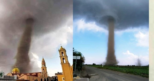 Videos: impactantes imágenes de los cinco tornados formados en Puebla