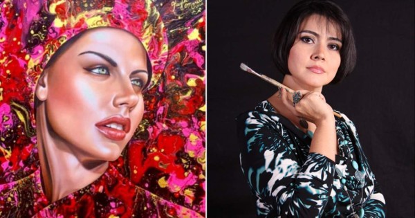 Pintora hondureña Keyla Morel entre las 10 mejores artistas en concurso de la ONU