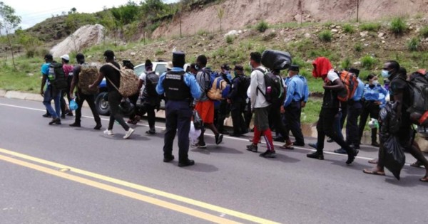 Honduras ha detenido a más de 6,300 migrantes este año en ruta a EEUU