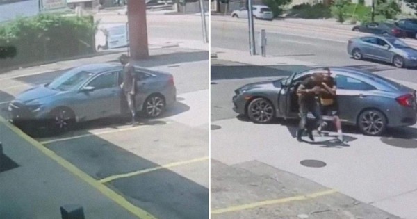 Video viral: ladrón trata de robarle el coche a un luchador de la UFC y recibe paliza
