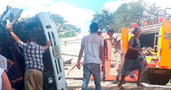 A 17 sube cifra de muertos en accidente vial en Yoro