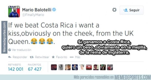 Costa Rica celebra triunfo contra Italia (memes)