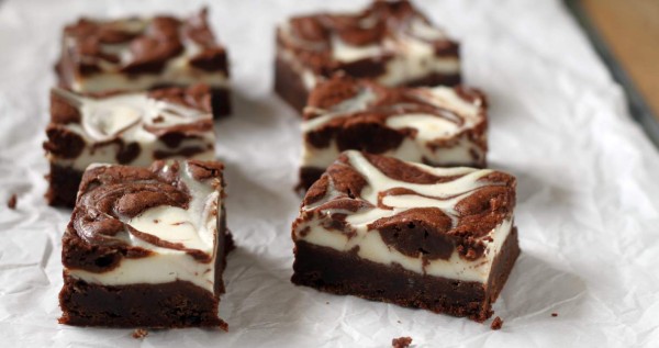 Brownies marmoleados