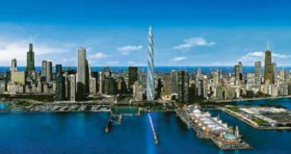 Torre Spire: 610 metros de alto