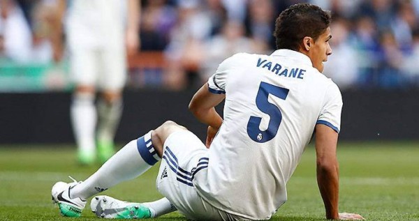 Real Madrid pierde a Varane para el derbi, la Champions y el clásico