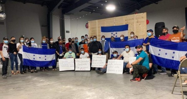 Cientos de hondureños viajan hacia la Casa Blanca para pedir un nuevo TPS