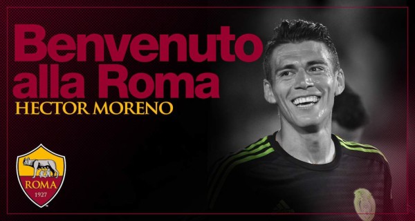 ¡Sorpresa! La Roma anuncia fichaje de mexicano Héctor Moreno