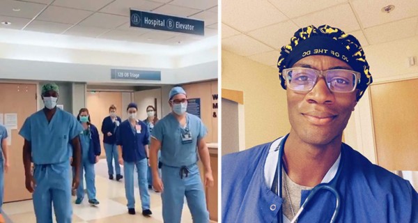 El doctor Jason Campbell se ha vuelto viral en internet por sus videos.