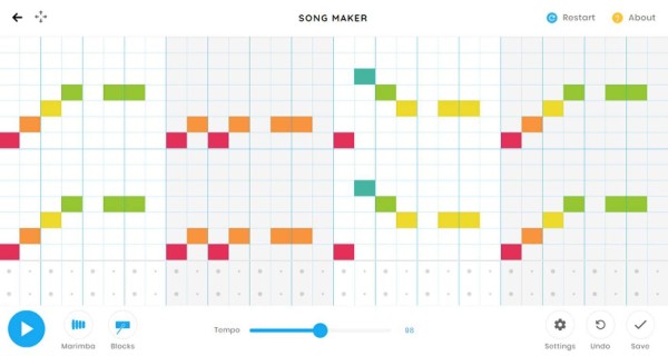 Crea tu propia música con Song Maker