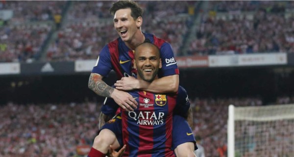 Dani Alves: 'Messi me dijo que me quedara'