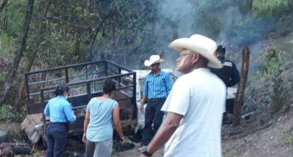 En emboscada acribillaron y quemaron a 9 hombres en montaña de Yoro