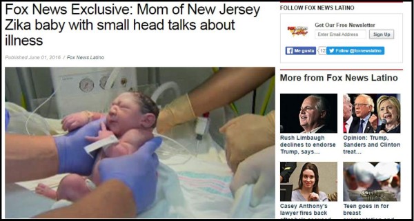 Madre hondureña de bebé afectada por zika describe odisea a Fox News