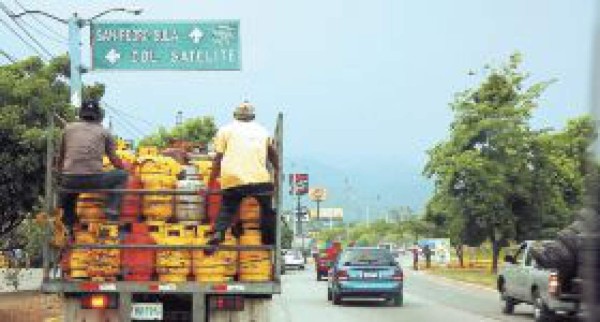 Cilindros de gas sólo vienen con 19 libras