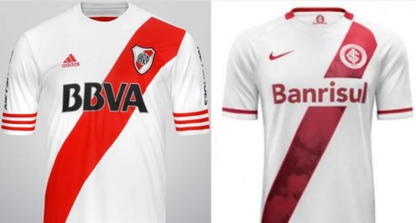 TOP: Los uniformes parecidos de equipos de fútbol