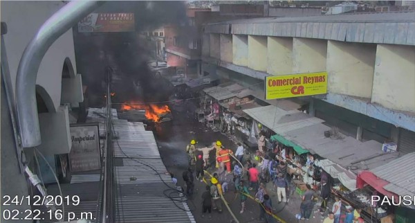 Incendio en bodega de pólvora genera pánico en Comayagüela