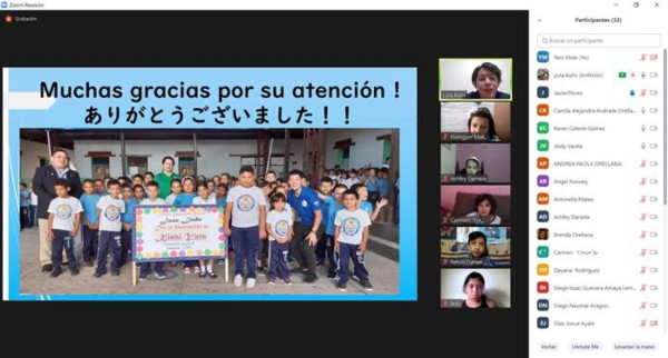 Niños de Gracias, Lempira reciben taller virtual sobre cultura japonesa