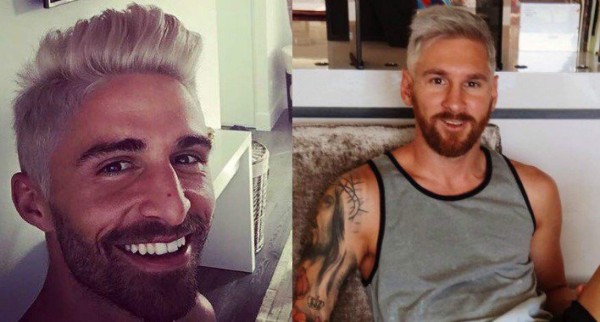 Italiano Borini le reclamó a Messi por copiar su look