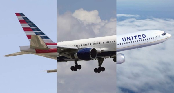 American, Delta y United, tan parecidas