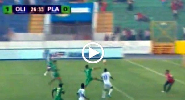 VIDEO: El gracioso festejo de Costly en su gol al Platense