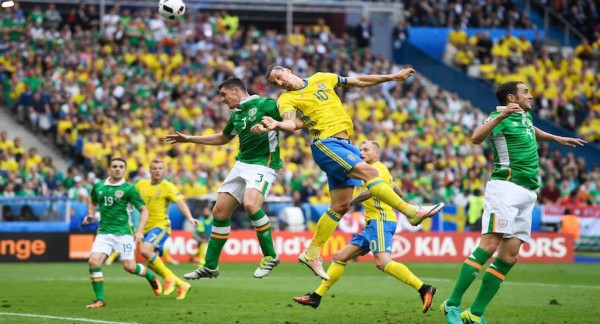 Suecia e Irlanda igualan 1-1 por el grupo E de la Eurocopa