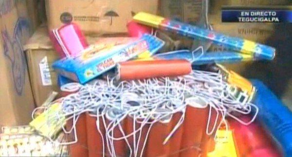 Decomisan primer camión con L600,000 en pólvora