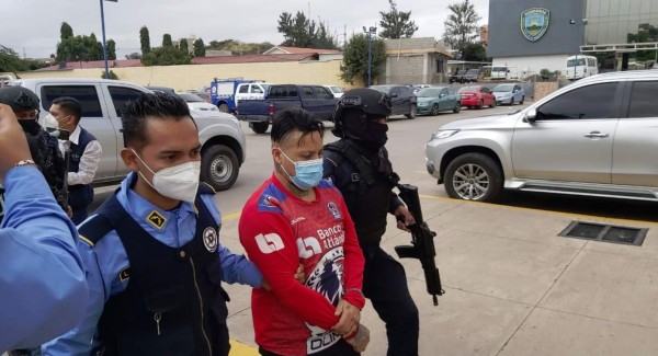 Detienen a presunto pandillero y sicario de la MS en Talanga