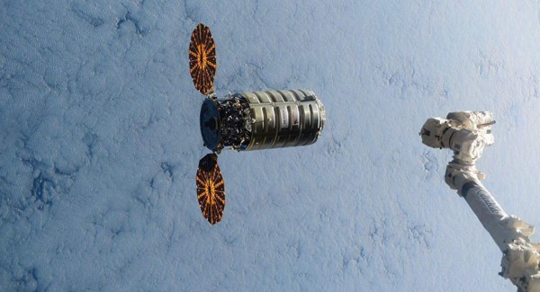 La cápsula Cygnus llega a la Estación Espacial Internacional