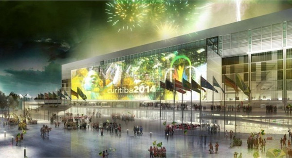 Curitiba, Estadio Arena da Baixada. Capacidad: 40,000 personas. Fue reinaugurado en junio de 1999, tiene la reputación de ser uno de los más modernos y mejor estructurados de Brasil. En él se celebrarán cuatro partidos en la cita de 2014.