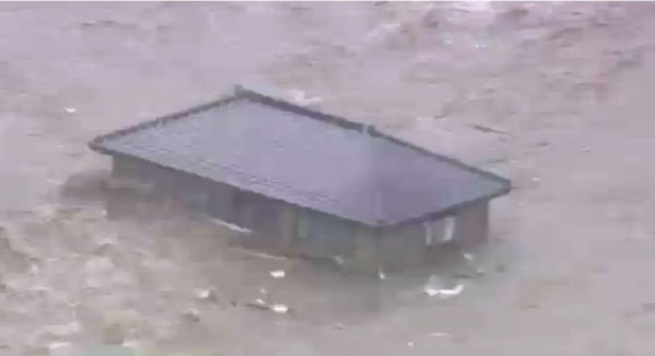 Imágenes impactantes de las graves inundaciones en Japón