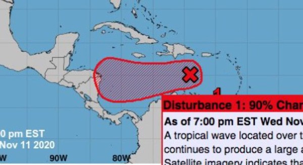 Nueva tormenta tropical seguiría la misma trayectoria de Eta