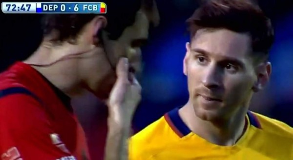VIDEO: ¿Qué le dijo el árbitro a Messi después del gol?