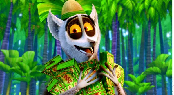 El rey Julien tiene su propia serie animada