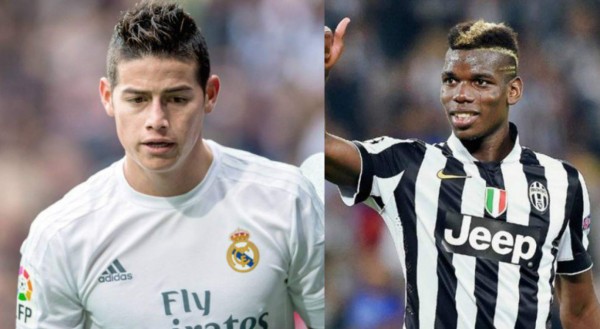 El Real Madrid le ofrece a la Juve un trueque James - Pogba