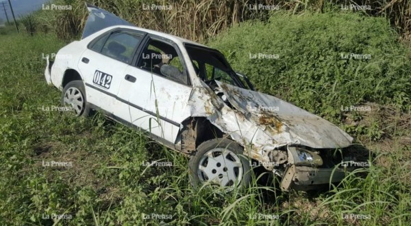 Taxista se salva de morir en accidente de tránsito en Villanueva