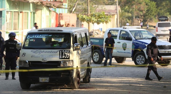Matan a conductor y ayudante de rapidito en San Pedro Sula