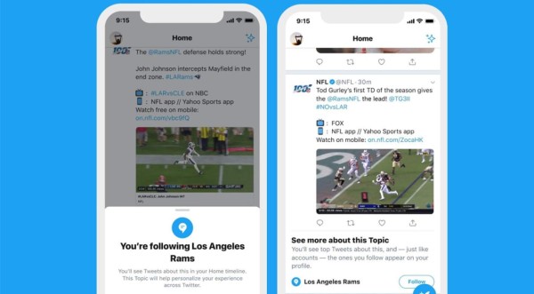Twitter lanza 'Topics' para seguir temas de interés