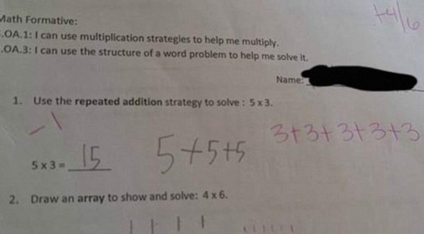 ¿Por qué 5x3 no es igual que 3x5?, la solución del problema viral