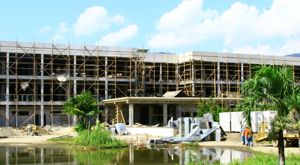 Avanza reconstrucción del palacio judicial en San Pedro Sula