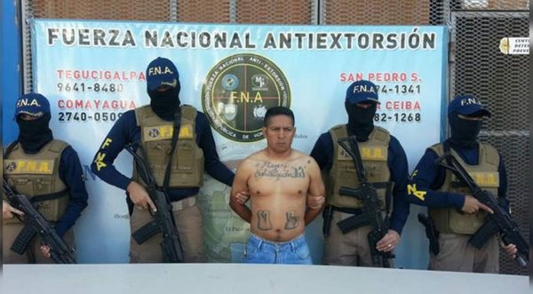 Cae supuesto cabecilla de la MS 13 en Tegucigalpa