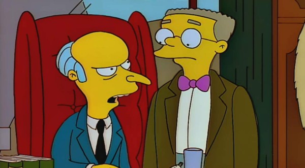 'Smithers' saldrá del clóset en Los Simpson