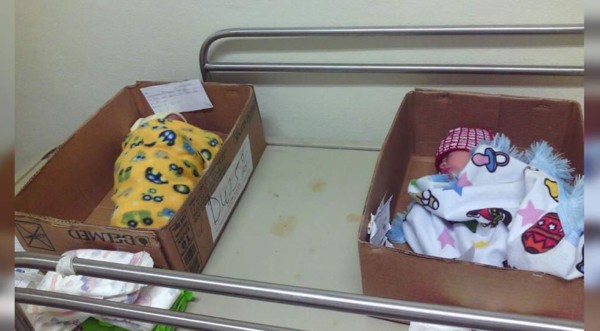 Honduras: En cajas de cartón colocan a recién nacidos en hospital de La Ceiba