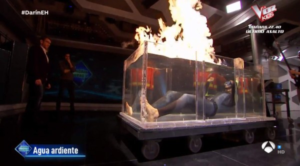 Video viral: ‘El Hormiguero’, experimento de ‘agua ardiente’ casi termina en una tragedia