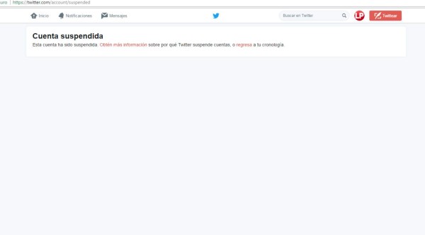 Twitter suspende cuentas de Mauricio Oliva, el Congreso y Partido Nacional