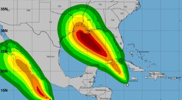 Prevén que novena depresión sea huracán cuando entre en el Golfo de México
