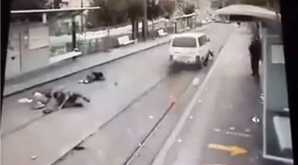 Cámara de seguridad muestra atentado en Jerusalén