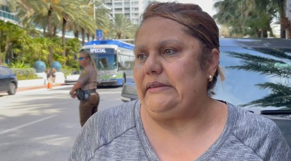 Hondureña cuenta el terror que vivió cuando se desplomó edificio de Miami